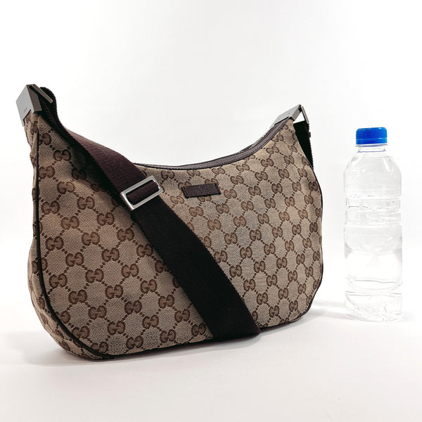 GUCCI Shoulder Bag 122790 GG canvas Brown Women Used