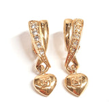 GIVENCHY Earring metal/Rhinestone gold Women Used