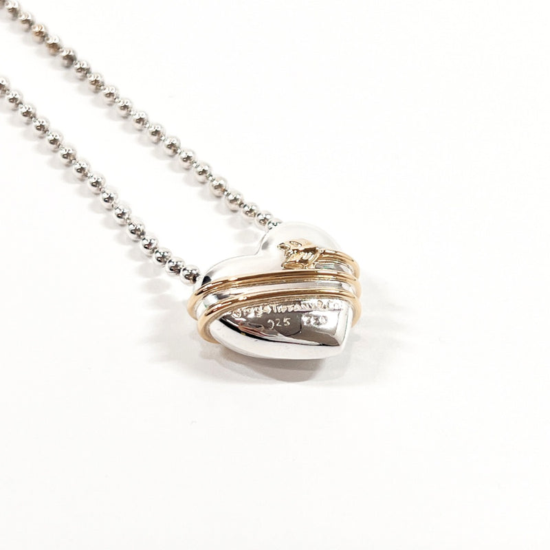 TIFFANY&Co. Necklace Heart Arrow Silver925/K18 Gold Silver Women Used