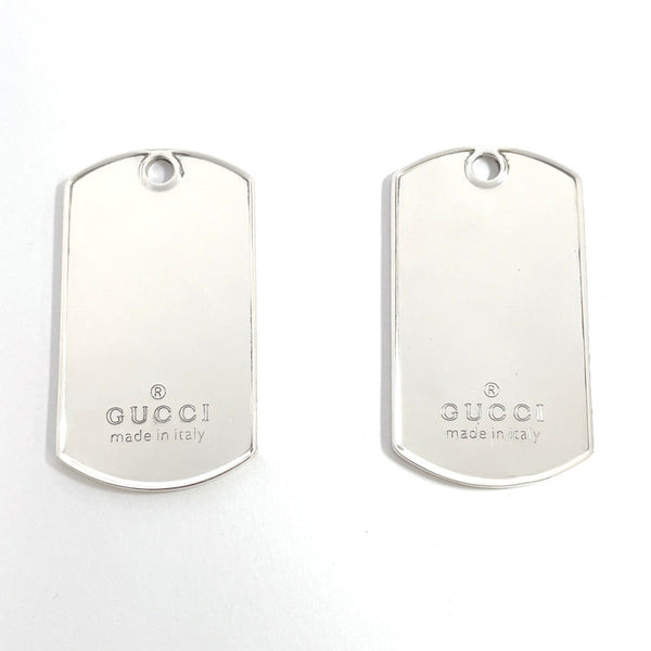GUCCI Pendant top Dog tag Silver925 Silver unisex Used