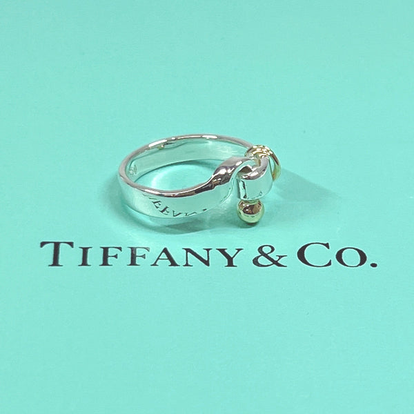 TIFFANY&Co. Ring Hook & Eye Silver925/K18 Gold #10(JP Size) Silver Silver 750 Women Used