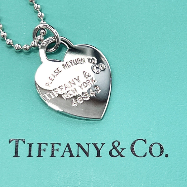 TIFFANY&Co. Necklace Return to Heart tag Silver925 Silver Women Used