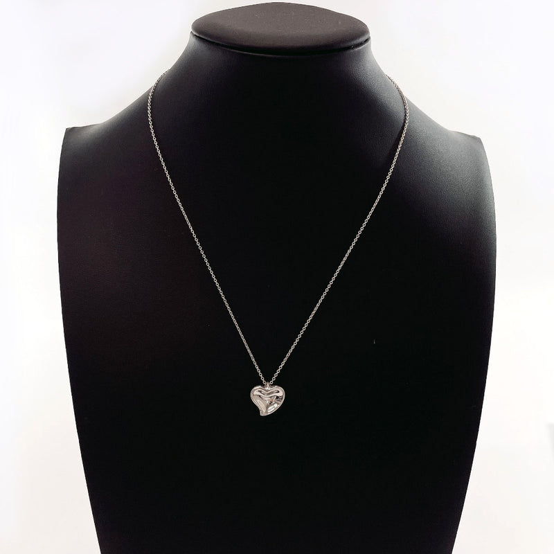 TIFFANY&Co. Necklace Full heart Elsa Peretti Silver925 Silver Women Used