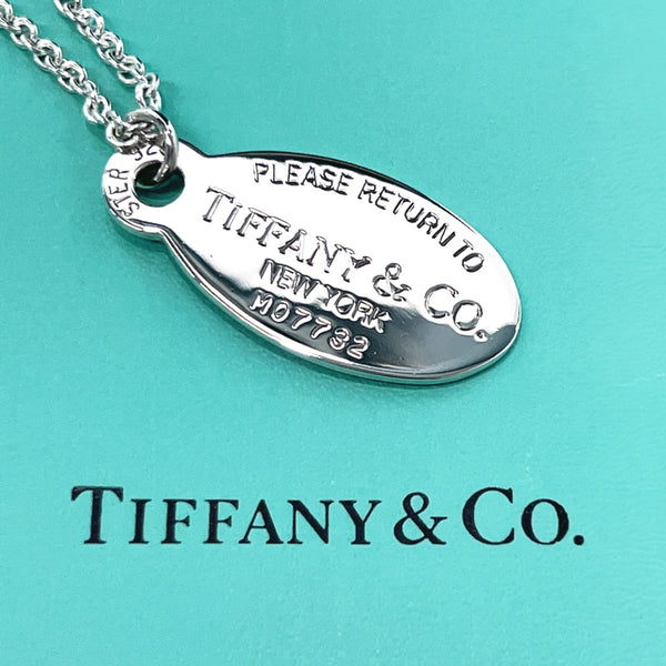 TIFFANY&Co. Necklace Return to Tag Necklace Sterling Silver Silver Women Used