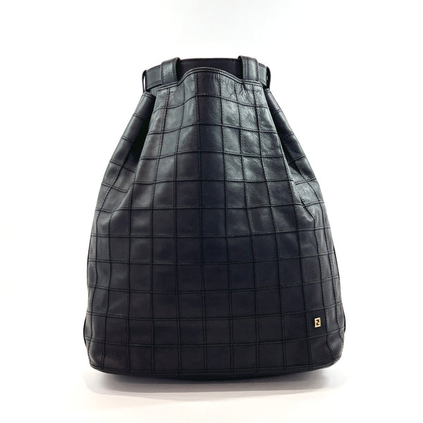 FENDI Backpack Daypack leather Black Women Used