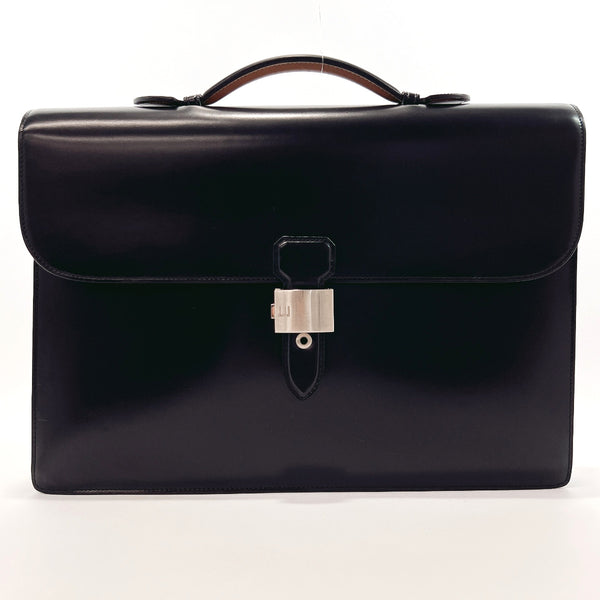 Dunhill Briefcase leather Black mens Used