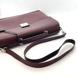 Salvatore Ferragamo Briefcase FB-24 96 65 2way leather Bordeaux mens Used