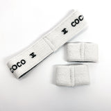 CHANEL Other fashion goods Hair & wristband COCO Mark Rubber/towel white white Women New