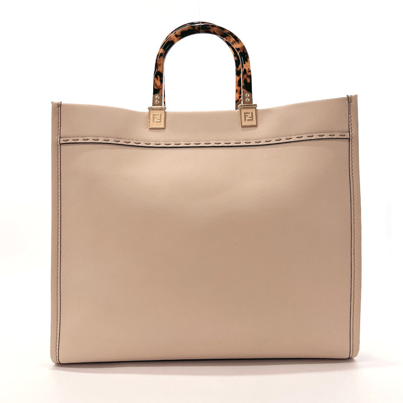 FENDI Handbag 8BH386 2way Sunshine Medium leather beige beige Women Used