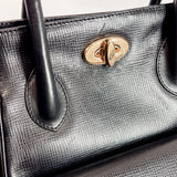 HUNTING WORLD Shoulder Bag leather Black Women Used