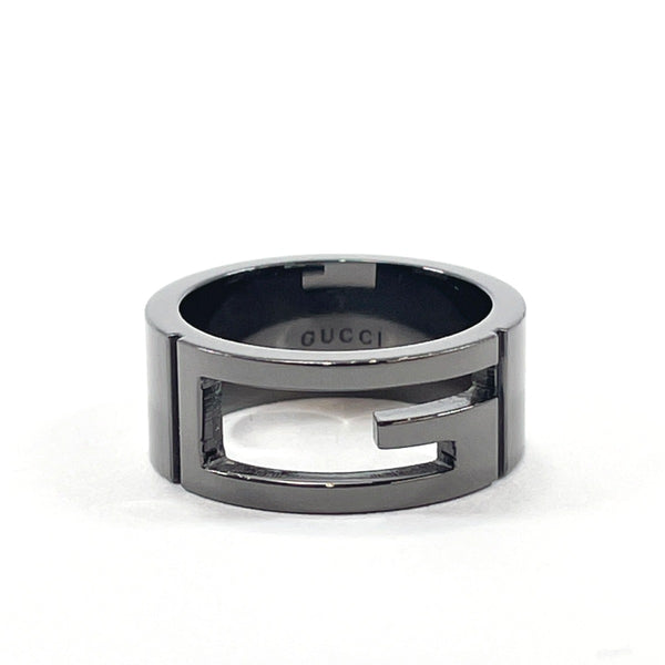 GUCCI Ring Silver925 #11(JP Size) Black unisex Used