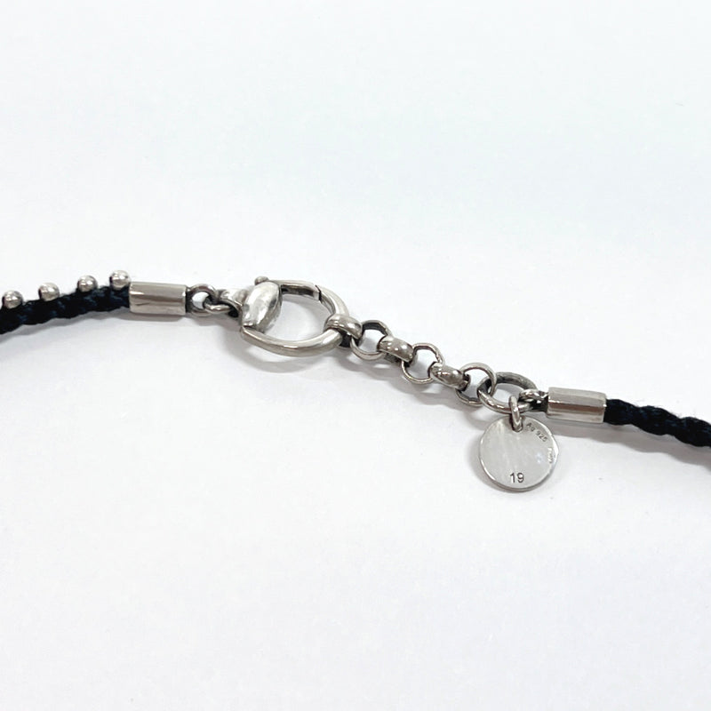 GUCCI Necklace choker Silver925 Black Black unisex Used