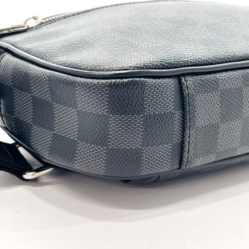 Louis Vuitton N41289 Ambler in Damier Graphite Canvas Clutch/ Shoulder Bag  (MB2185) - The Attic Place