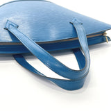 LOUIS VUITTON Shoulder Bag M52275 Sun jack Epi Leather blue Women Used