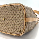 GUCCI Shoulder Bag Kelly type vintage GG Supreme Canvas beige Women Used