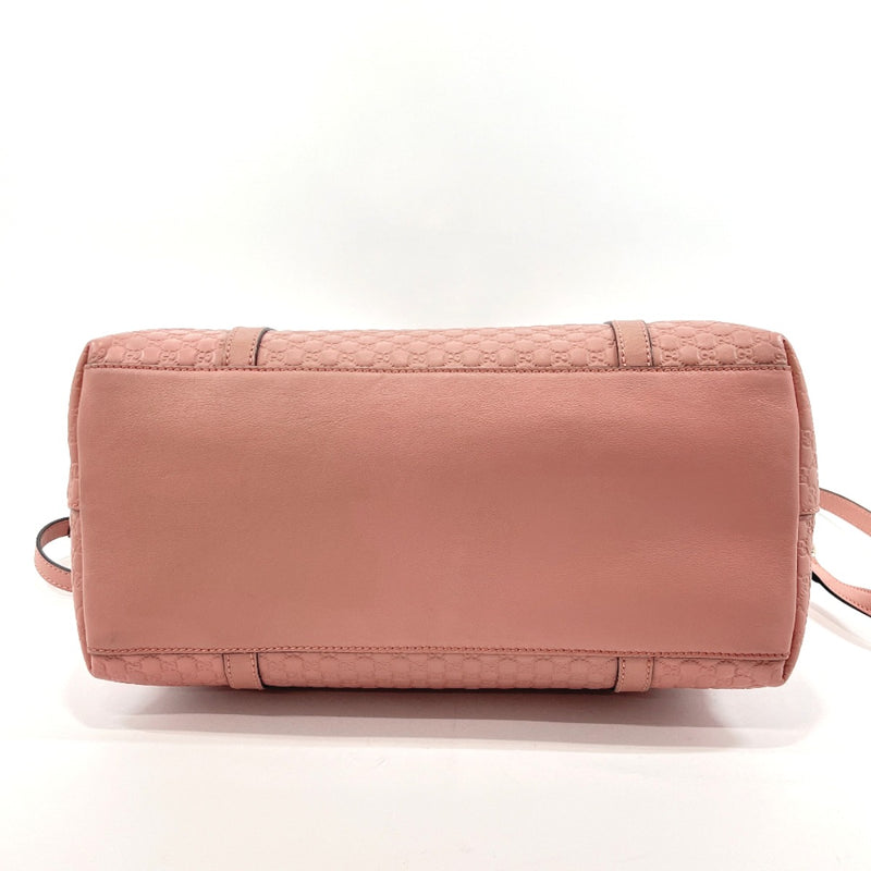GUCCI Shoulder Bag 449657 2way Sima leather pink Women Used