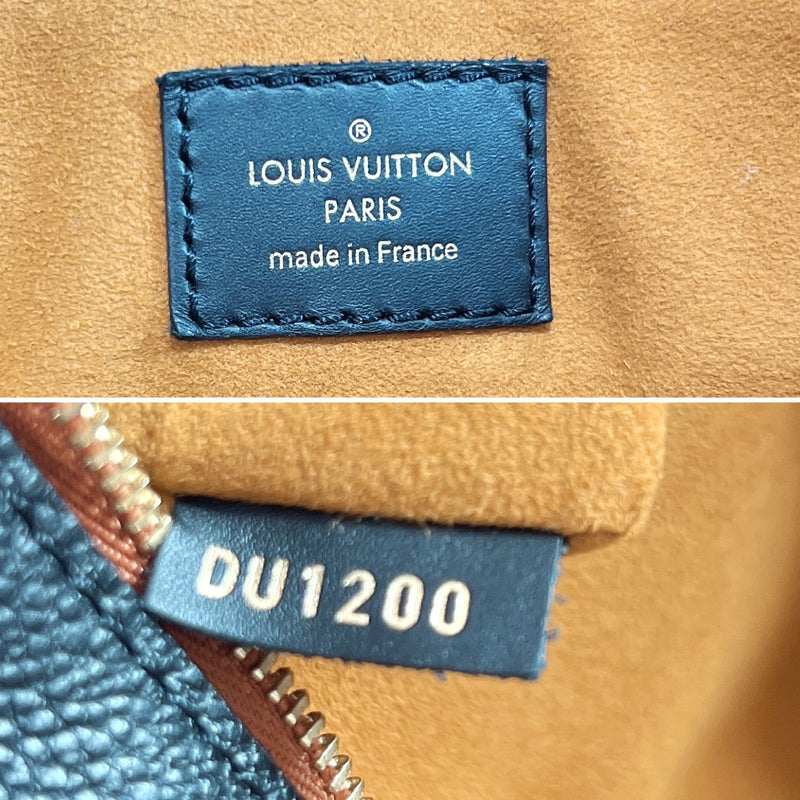Comme des Garçons x Louis Vuitton Black Monogram Empreinte Bag with Holes
