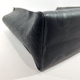 Comme des Garçons x Louis Vuitton Black Monogram Empreinte Bag