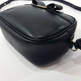 Salvatore Ferragamo Shoulder Bag AU-21/H498 Vara ribbon leather Black Women Used