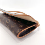 LOUIS VUITTON Shoulder Bag M51852 Pochette Twin GM Monogram canvas Brown Women Used