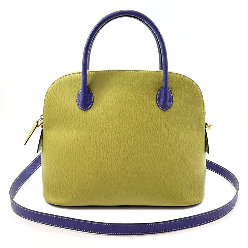 CELINE Handbag MC1249 2way leather green green Women Used