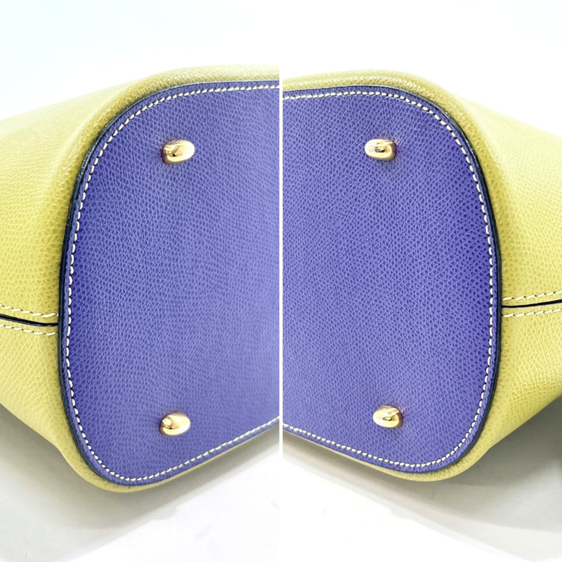 CELINE Handbag MC1249 2way leather green green Women Used