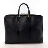 LOUIS VUITTON Business bag M59162 Porte Documan Voyagej Epi Leather Black mens Used
