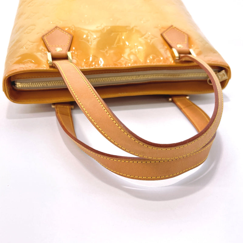 Louis Vuitton Yellow Monogram Vernis Houston Zip Tote bag Leather