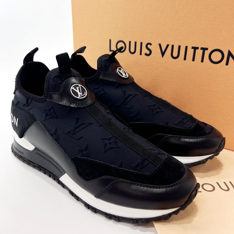 Louis Vuitton, Shoes, Louis Vuitton Runaway Black Leather Sneaker Run Away