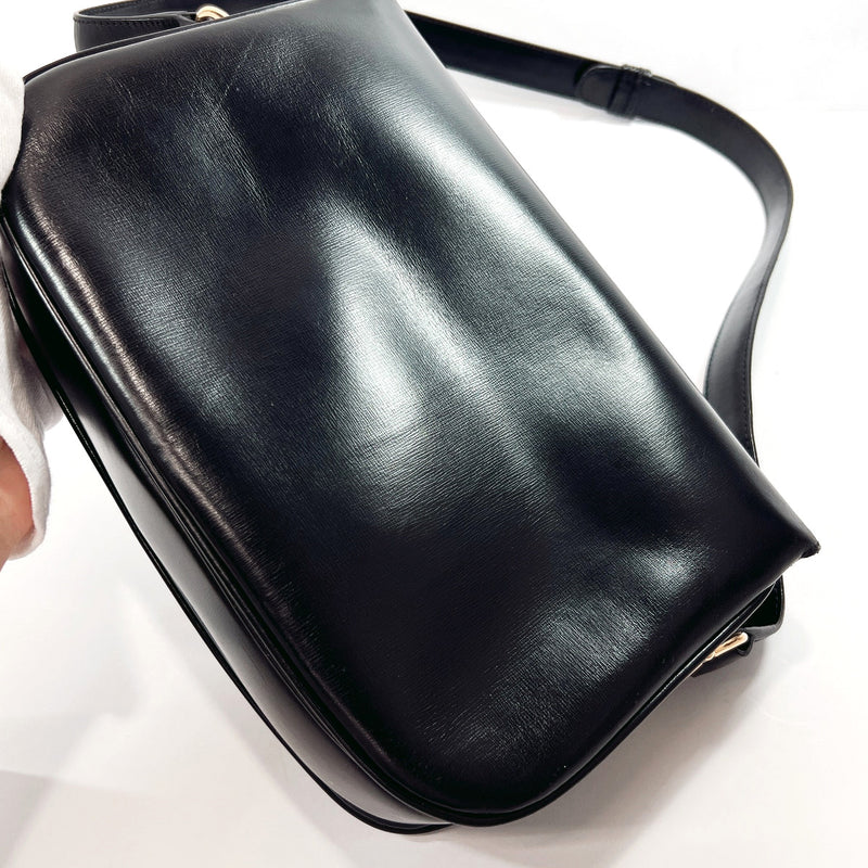 GUCCI Shoulder Bag 22・001・2064 Horsebit vintage leather Black Women Used