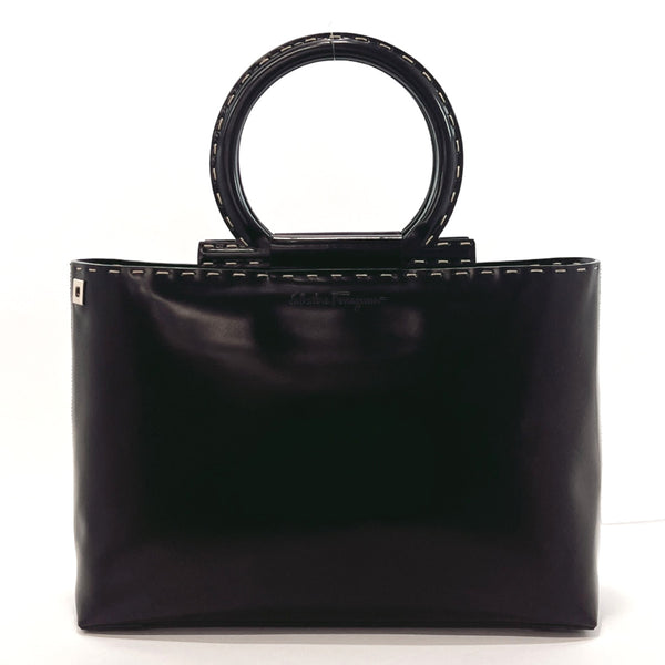 Salvatore Ferragamo Handbag DV-21 2786 Patent leather Black Women Used