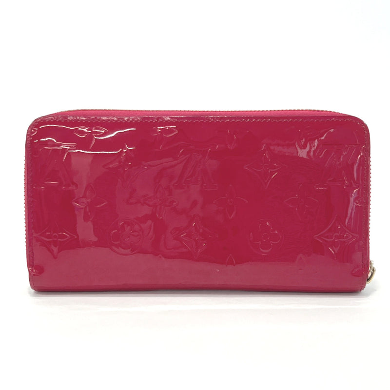 LOUIS VUITTON Monogram Vernis Zippy Wallet Pink