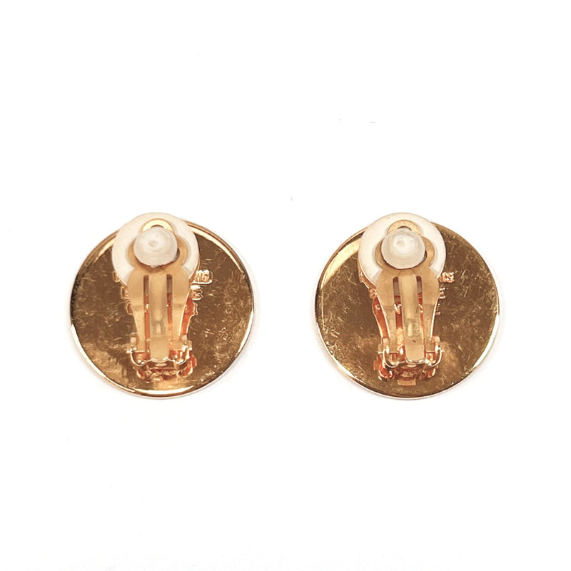 HERMES Earring Serie coin Gold Plated gold Women Used