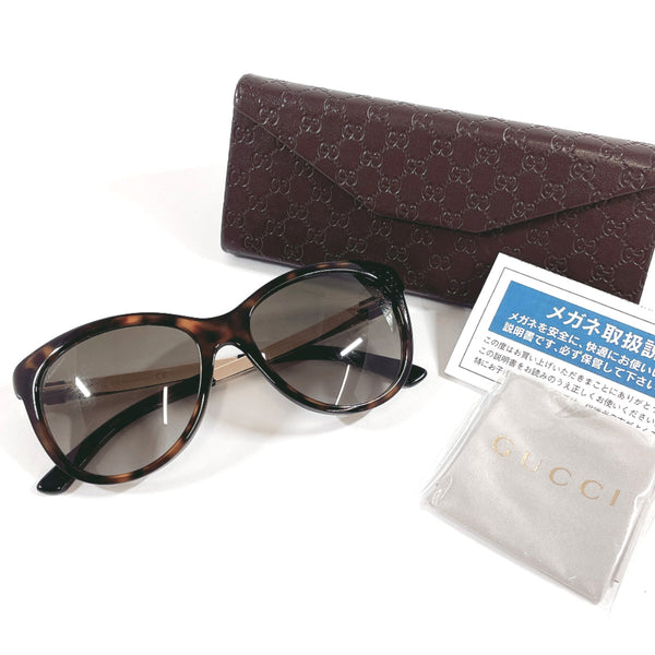 GUCCI sunglasses 3784/S Platstick Brown Women Used