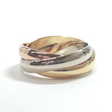 CARTIER Ring Trinity K18 white gold/K18 yellow gold/K18 Pink Gold #14(JP Size) gold gold Women Used