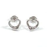TIFFANY&Co. earring El Saperetti Open heart Silver925 Silver Women Used