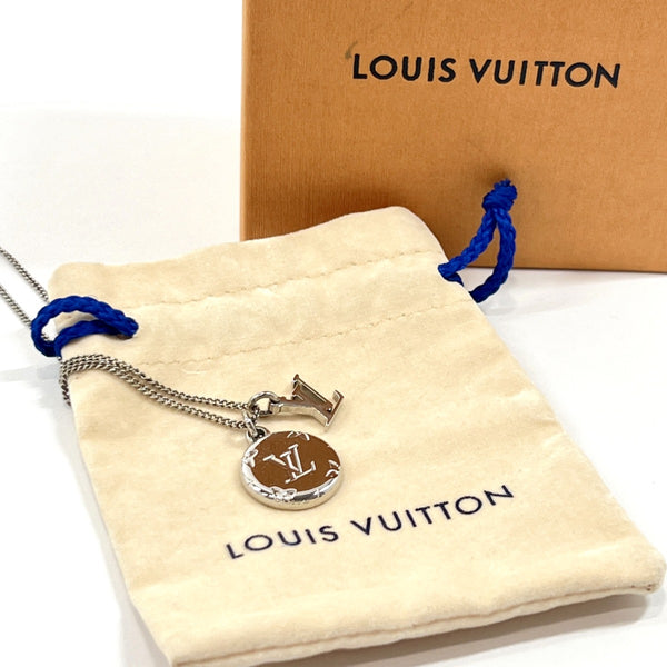 LOUIS VUITTON Necklace M62485 metal Silver Women Used