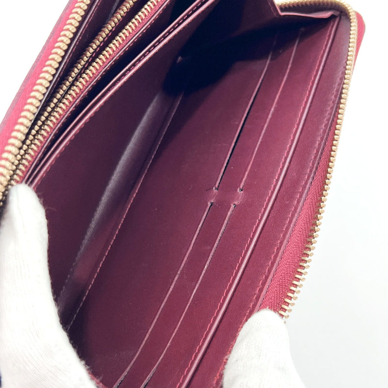 LOUIS VUITTON purse M91477 Zippy wallet Vernis Bordeaux Bordeaux Women Used