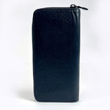 LOUIS VUITTON purse M62902 Zippy Wallet Vertical Monogram shadow leather Black unisex Used