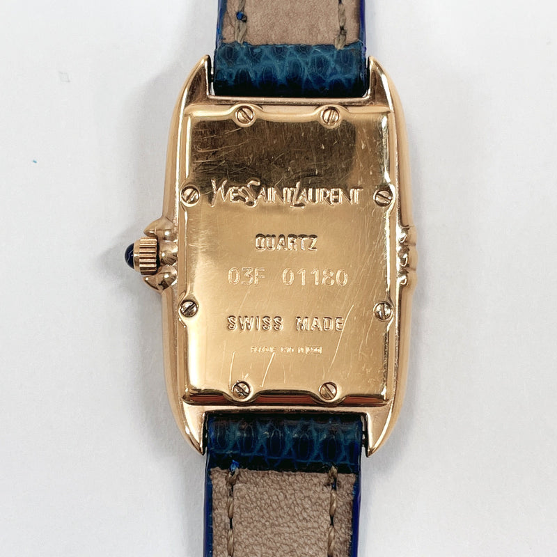 YVES SAINT LAURENT Watches 03F  metal/leather gold gold Women Used
