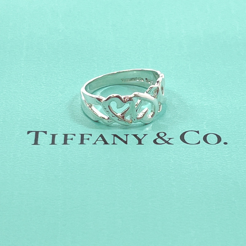 TIFFANY&Co. Ring Triple rubbing heart Paloma Picasso Silver925 #15(JP Size) Silver Women Used