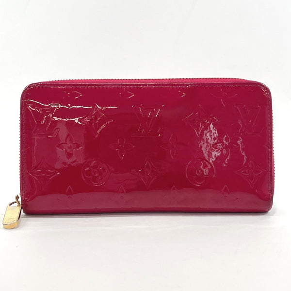LOUIS VUITTON purse M91597 Zippy wallet Monogram Vernis pink pink Women Used