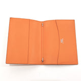 HERMES Notebook cover Agenda PM Epsom Orange □KCarved seal Women Used