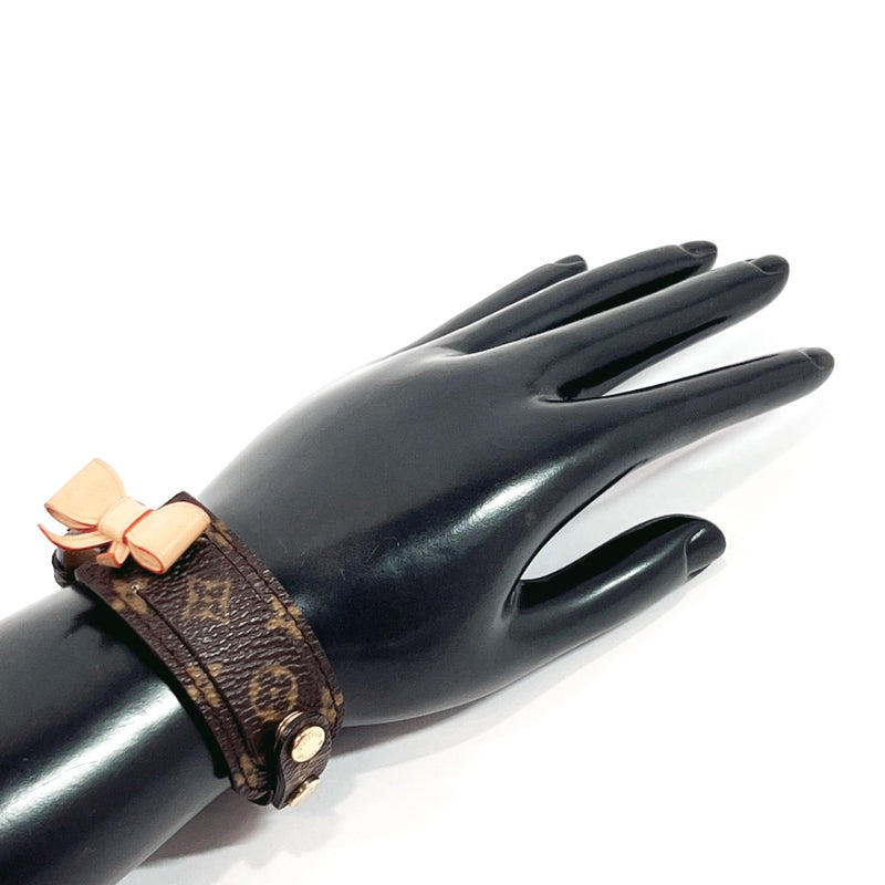 Louis Vuitton Lv leather bracelet with lock