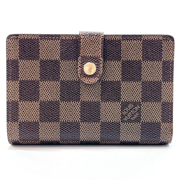 LOUIS VUITTON wallet N61664 Portefeiulle Vienova purse with a clasp Damier canvas Brown Women Used