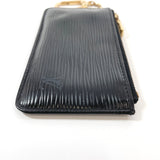 LOUIS VUITTON coin purse M63802 Pochette cree Epi Leather Black Black unisex Used