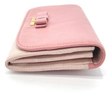 MIUMIU purse 5M1109 ribbon leather pink Women Used