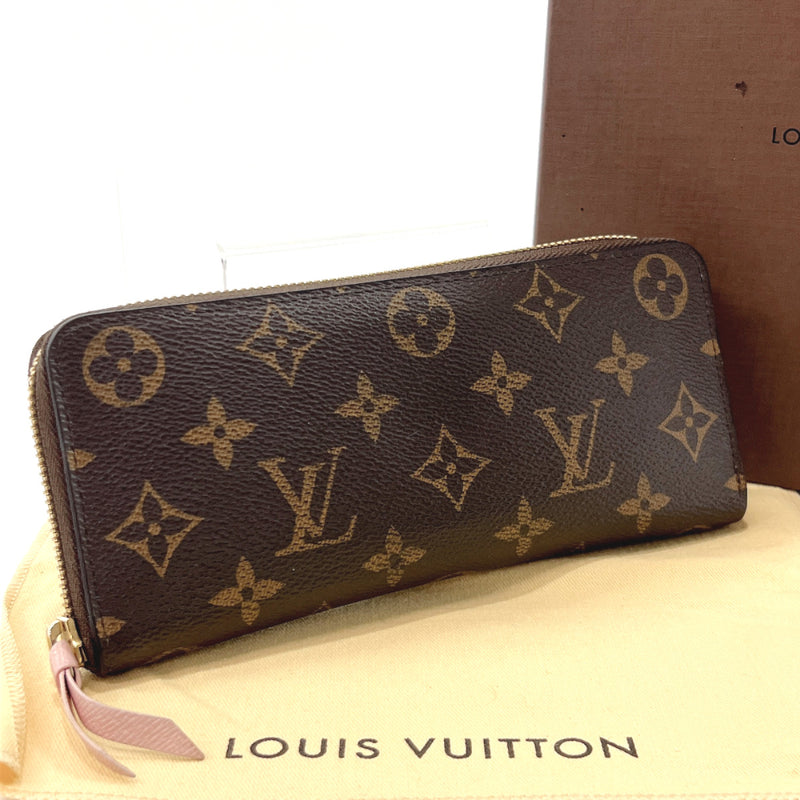 LOUIS VUITTON purse M61298 Portefeiulle Clement Monogram canvas Brown Brown unisex Used
