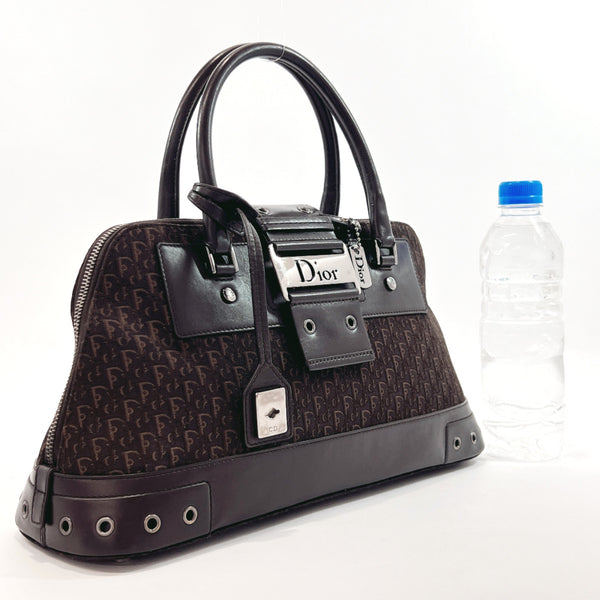 Christian Dior Handbag Trotter Nylon/leather Brown BM-0052 Women Used
