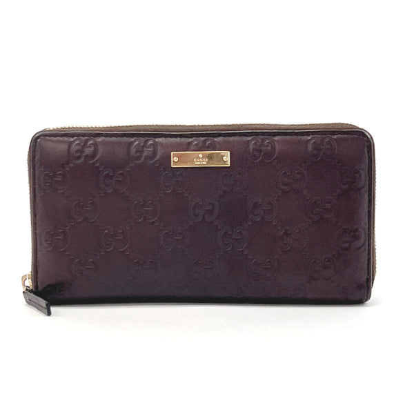 GUCCI purse 112724 Sima leather Brown Women Used